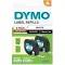 Dymo LetraTag 12mm x 4m Plastic Tape White - Pack 2