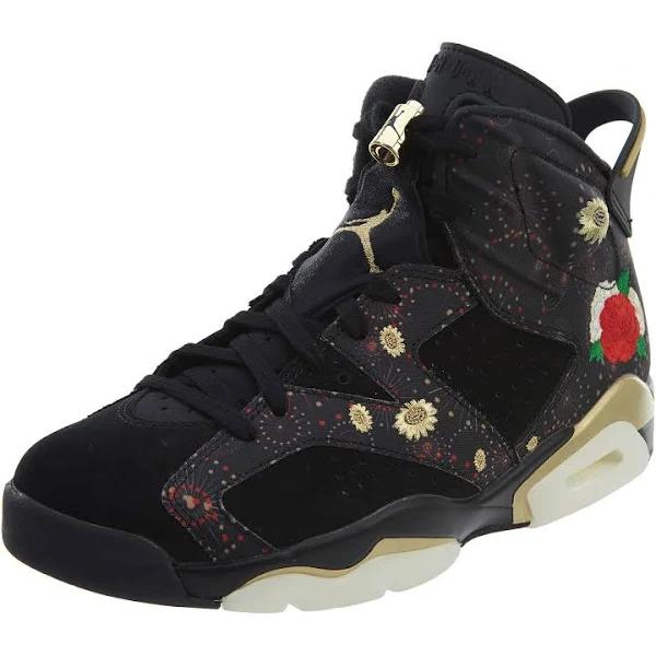 Air Jordan Retro 6 Chinese New Year Shoes - Size 13 - Black/Gold