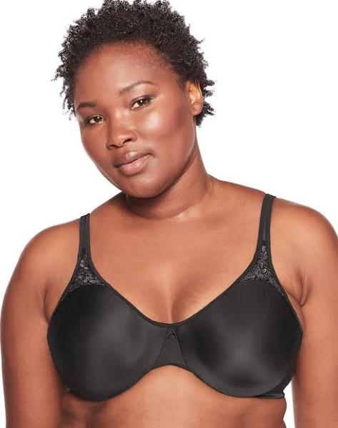 Bali Passion Comfort Minimizer Underwire Bra Shapewear Black 40DD