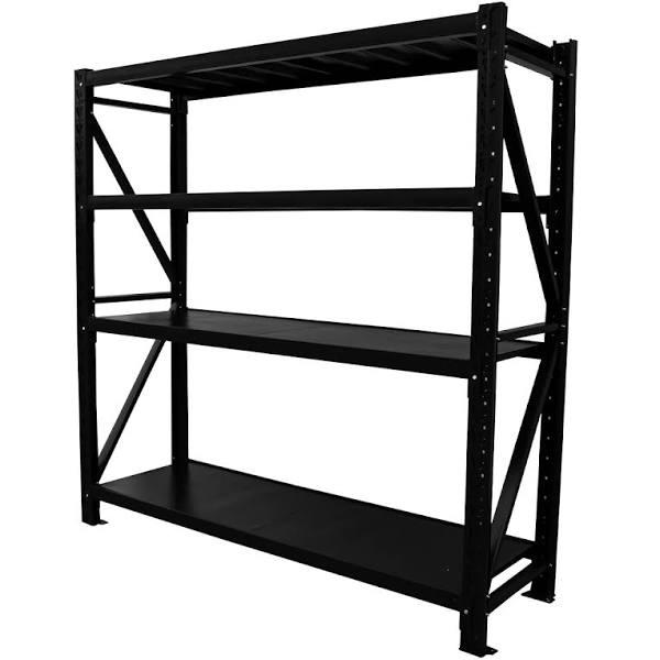 2m*1.8m*0.6m Metal Shelving 1000KG Black