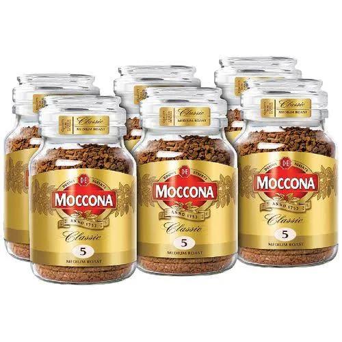 Moccona Classic Medium Roast Coffee 100g Jar 6 Pack