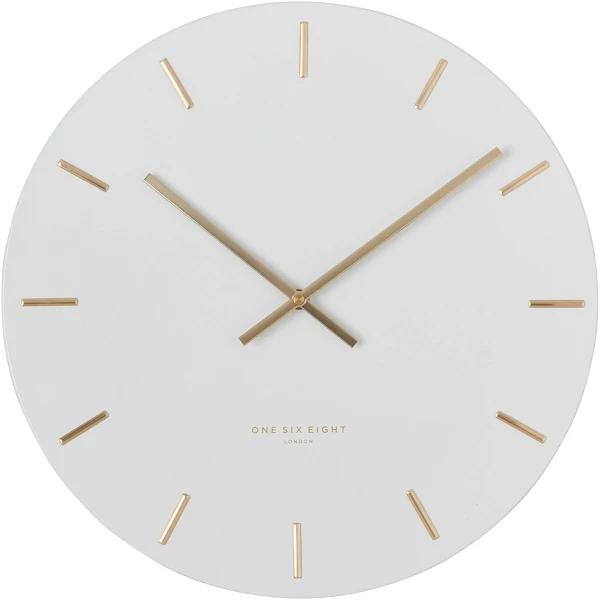 Luca White 60cm Silent Wall Clock