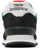 New Balance Unisex 574 Black/Grey Matter - Size 9