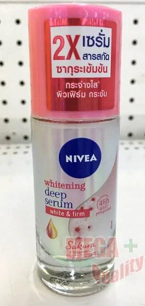 Nivea Whitening Deep Serum White Firm Deodorant Sakura 40ml.