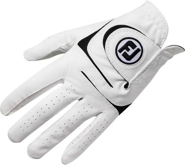 FootJoy Men's WeatherSof Golf Glove White Medium Worn on Right Hand