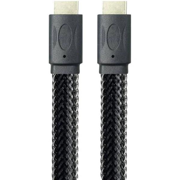 Precision Audio HDMI-HDMI Cable Flat Braided 24k Gold Plated (2m-20m)