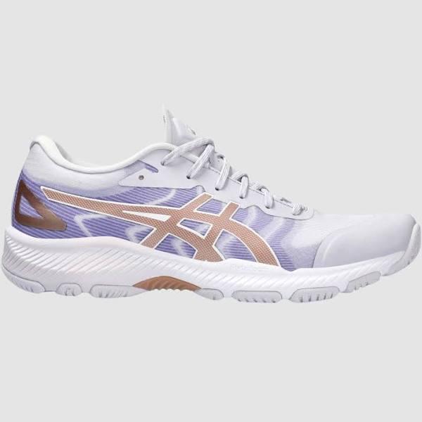 ASICS Netburner Professional FF 3 Womens Netball Shoes Purple/Gold US 9.5