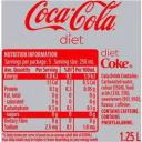 Coca Cola Diet Bottle 1.25L