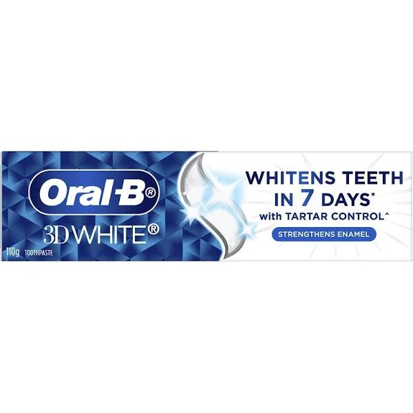 Oral-B 3D White Strengthens Enamel Toothpaste 110g