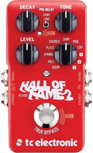 TC Electronic Hall of Fame 2 Reverb Pedal