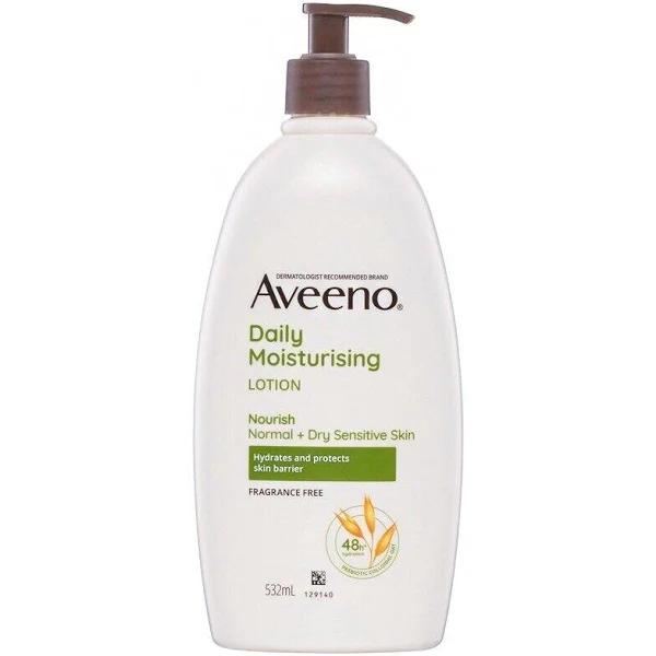 Aveeno Daily Moisturising Fragrance Free Body Lotion 48-hour Hydration