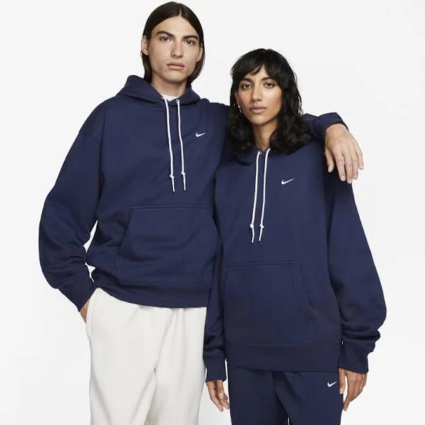 NIKE Solo Swoosh Cotton Blend Hoodie for men