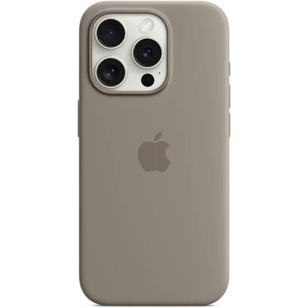 Apple iPhone 15 Pro Silicone Case With Magsafe (Clay)