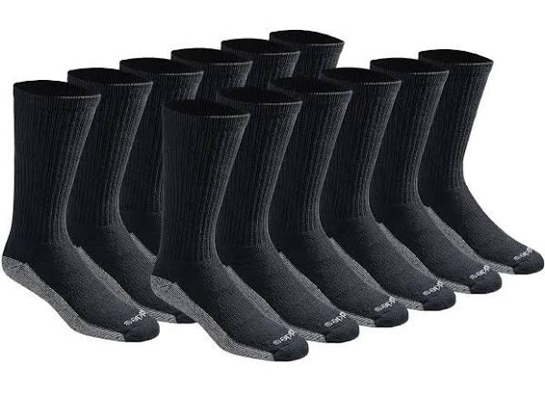 Dickies Men's Dri-tech Moisture Control Crew Socks Multipack