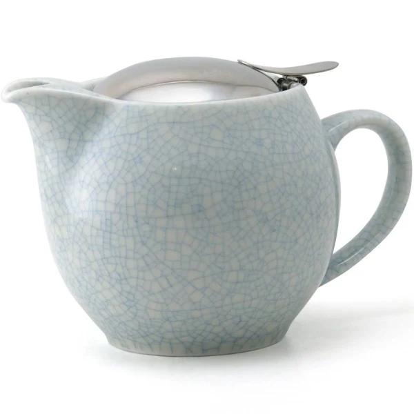 Zero Japan Artisan Crackle Blue Universal Teapot 450ml