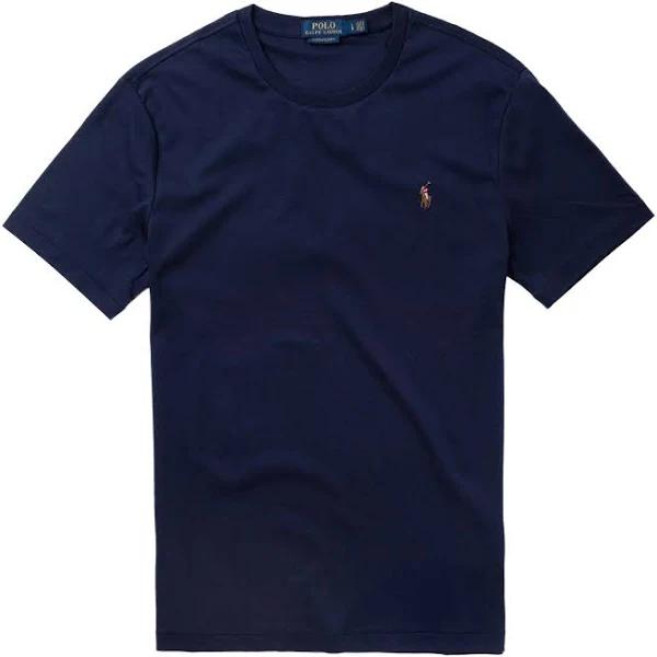 Polo Ralph Lauren Pima Cotton Custom Slim Fit T-Shirt - Navy