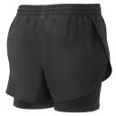 2 in 1 Women's Woven Running Shorts in Black, Size Large, Polyester/Elastane by Puma