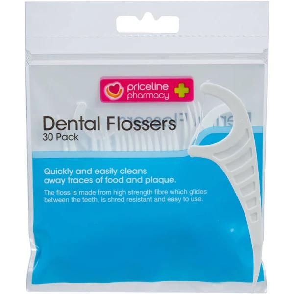 Priceline Dental Flossers 30 Pack