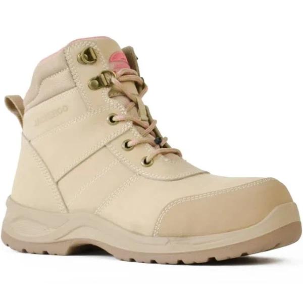 Kmart Side Zip Work Boots-Sand Size: 10