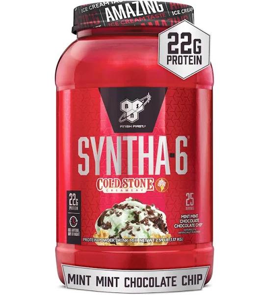 BSN Syntha 6 Cold Stone Creamery 25 Serves Mint Chocolate Chip