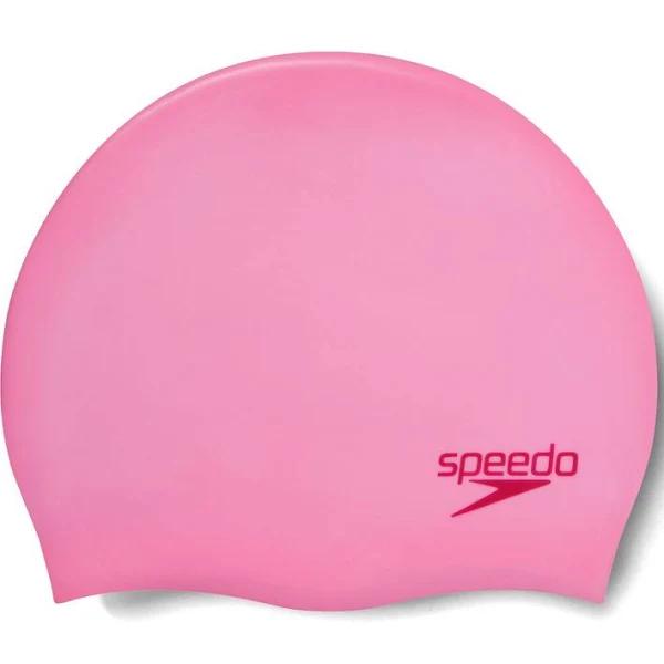 Speedo Plain Moulded Silicone Cap Junior