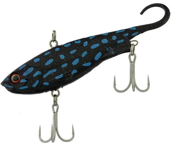 Zerek Lure Fish Trap 110mm 30g Soft Vibe Fishing Lure #Black Coral Trout/BKT