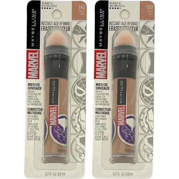 Maybelline Marvel Instant Age Rewind Multi Use Concealer 6ml - 140 Honey x 2