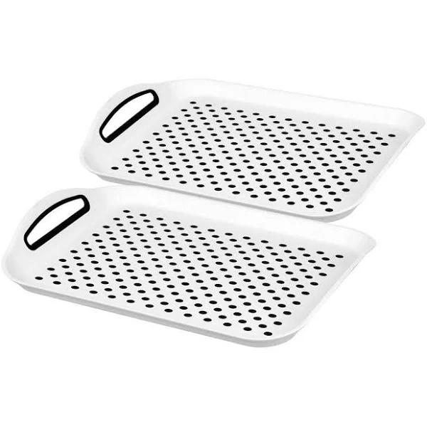 2 x Serving Tray White - AfterPay & zipPay Available