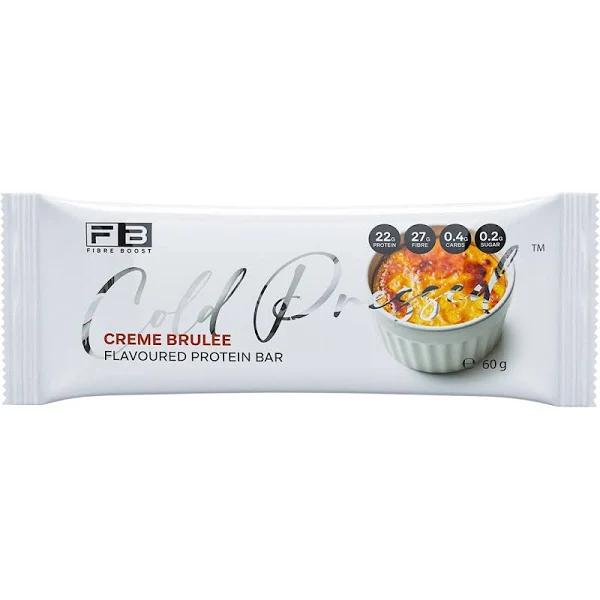 Fibre Boost Cold Pressed Protein Bar 60 G / Creme Brulee