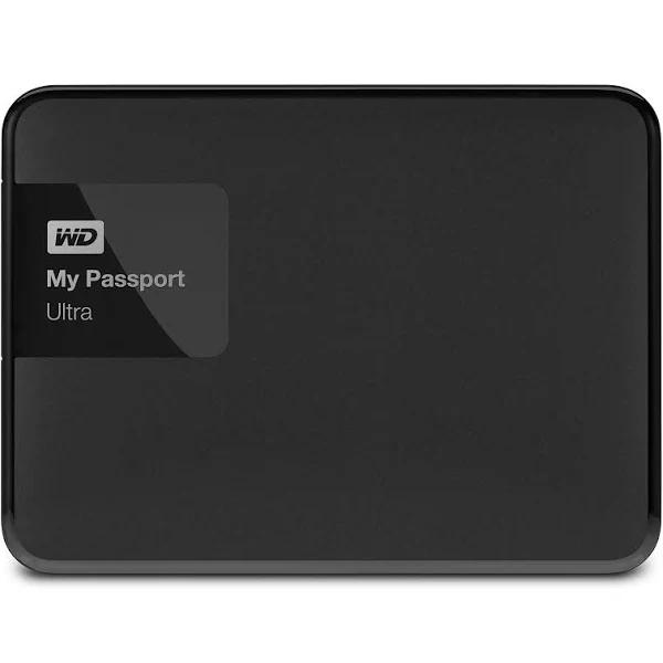 WD 2TB Black My Passport Ultra Portable External Hard Drive - USB 3.0