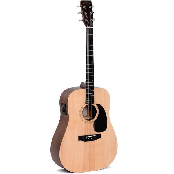 Sigma Dme Acoustic Guitar w/ Solid Sitka Spruce Top & Pickup