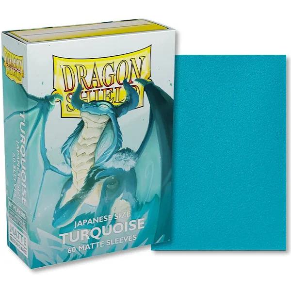 Sleeves - Dragon Shield Japanese - Box 60 - Turquoise Yadolom Matte