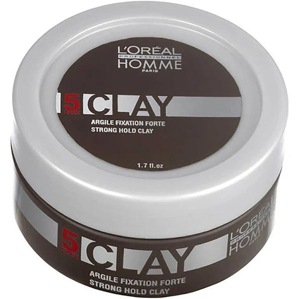 L'Oreal Professionnel Homme Clay - Strong Hold Clay 50ml