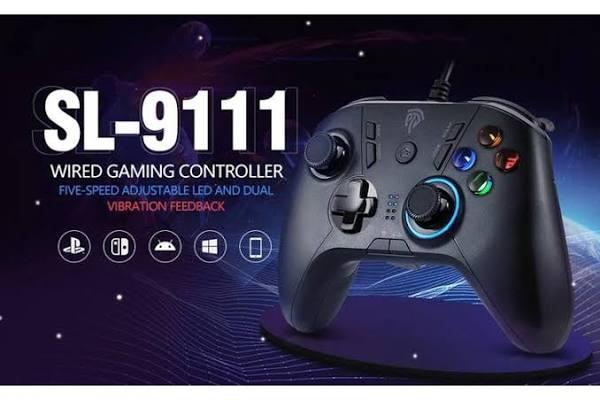 EasySMX SL-9111 Wired Joystick Controller Gamepad For Nintendo Switch PC PS3 Android TV Box LED Buttons Vibration Gamepad