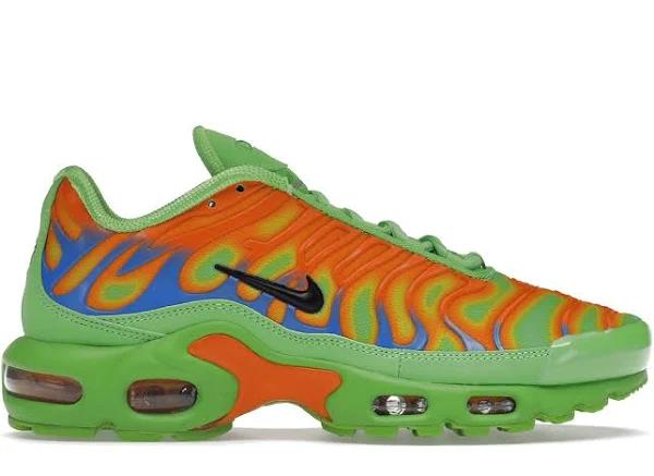 Nike Air Max Plus TN 'Supreme - Green / Orange' Shoes - Size 8.5