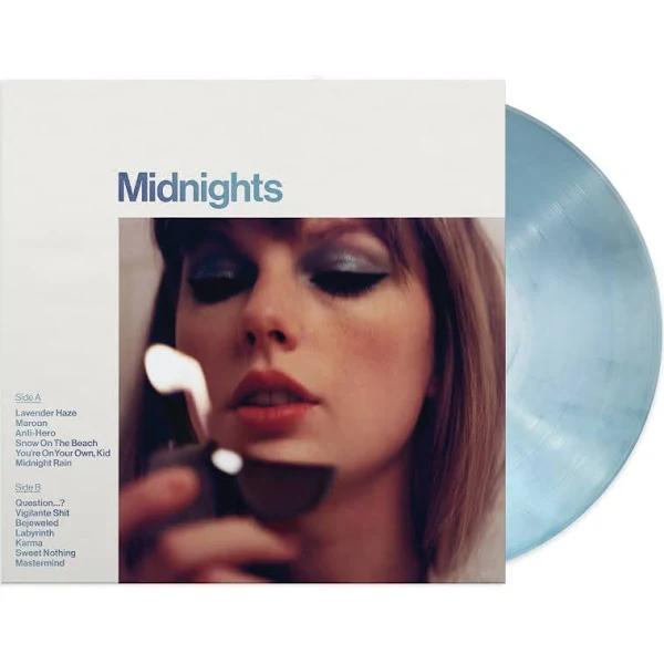 Taylor Swift Midnights LP (Moonstone Blue Vinyl)