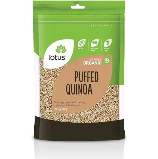 Lotus Organic Puffed Quinoa 160g