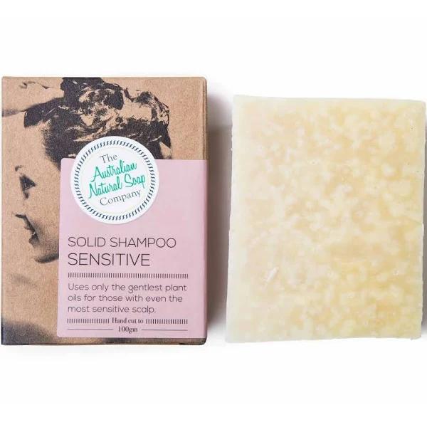 The Australian Natural Soap Co Solid Shampoo Bar 100g Sensitive Scalp