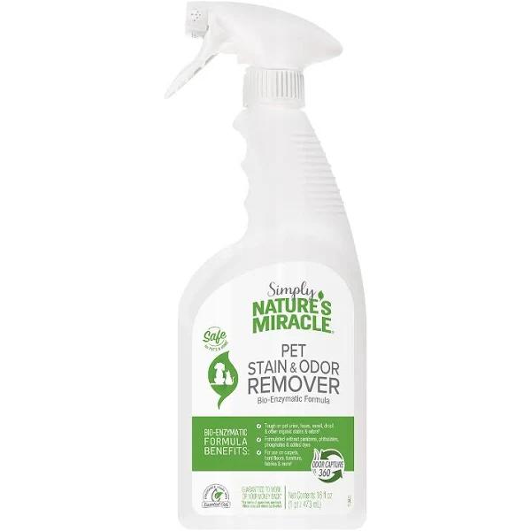 Simply Nature's Miracle Pet Stain & Odor Remover 473ml