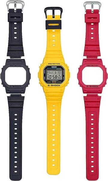 Casio G-Shock Box Set with Replacement Parts DWE-5600R-9JR Men's Multicolor