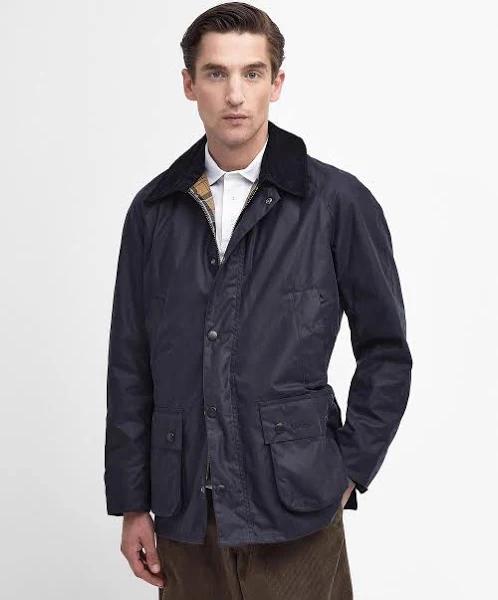 Barbour Ashby Wax Jacket Blue