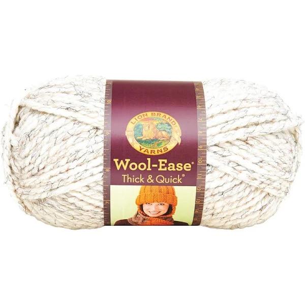 Lion Brand Wool-Ease Thick & Quick Yarn-wheat #igf