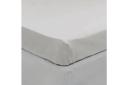 Cotton Fitted Sheet (Silver) - Long Single