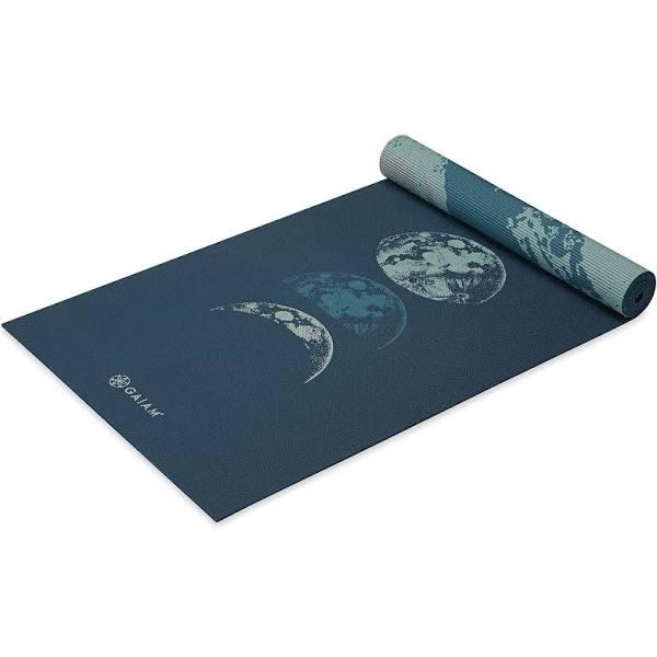 Gaiam Yoga Mat - Premium 6mm Print Reversible Extra Thick Non Slip Exercise & Fitness Mat For All Types of Yoga, Pilates & Floor Workouts (68" x 24"