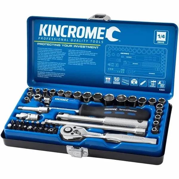 Kincrome K28001 - Socket Set 1/4" Drive 48 Piece Metric/Imperial