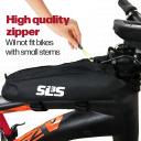 SLS3 Small Aero Bike Bag Top Tube Bicycle Frame Bag Adjustable Straps Stable and Secure Low Profile Stem Bag