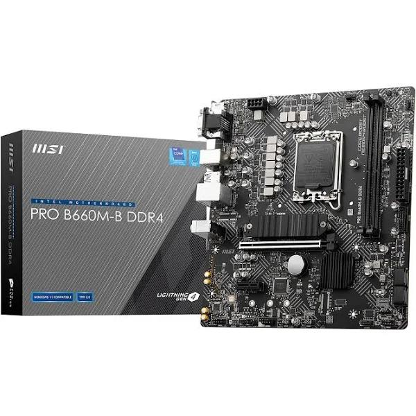 Motherboard MSI Pro B660M-B DDR4 LGA 1700 Intel