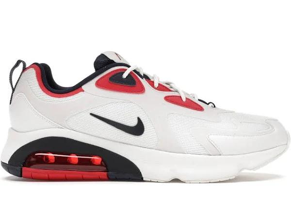 Nike Air Max 200 White Red Obsidian