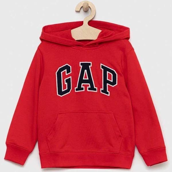 Gap Kids New Campus Logo Hoodie Red