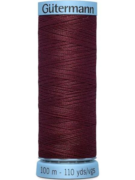 Gutermann Silk Thread, Red 369- 100m